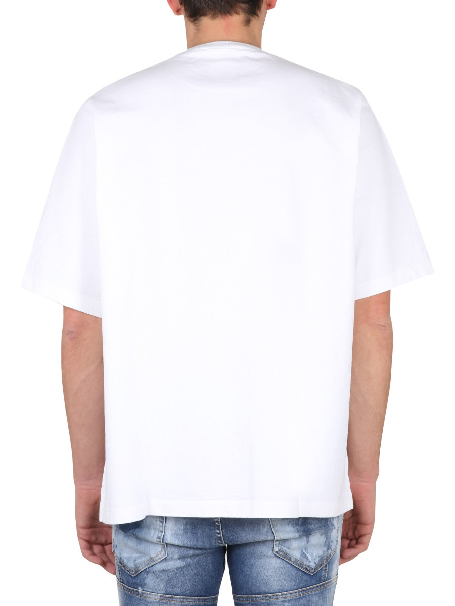 Dsquared Men Surf Board Skater T-Shirt DSQUARED2