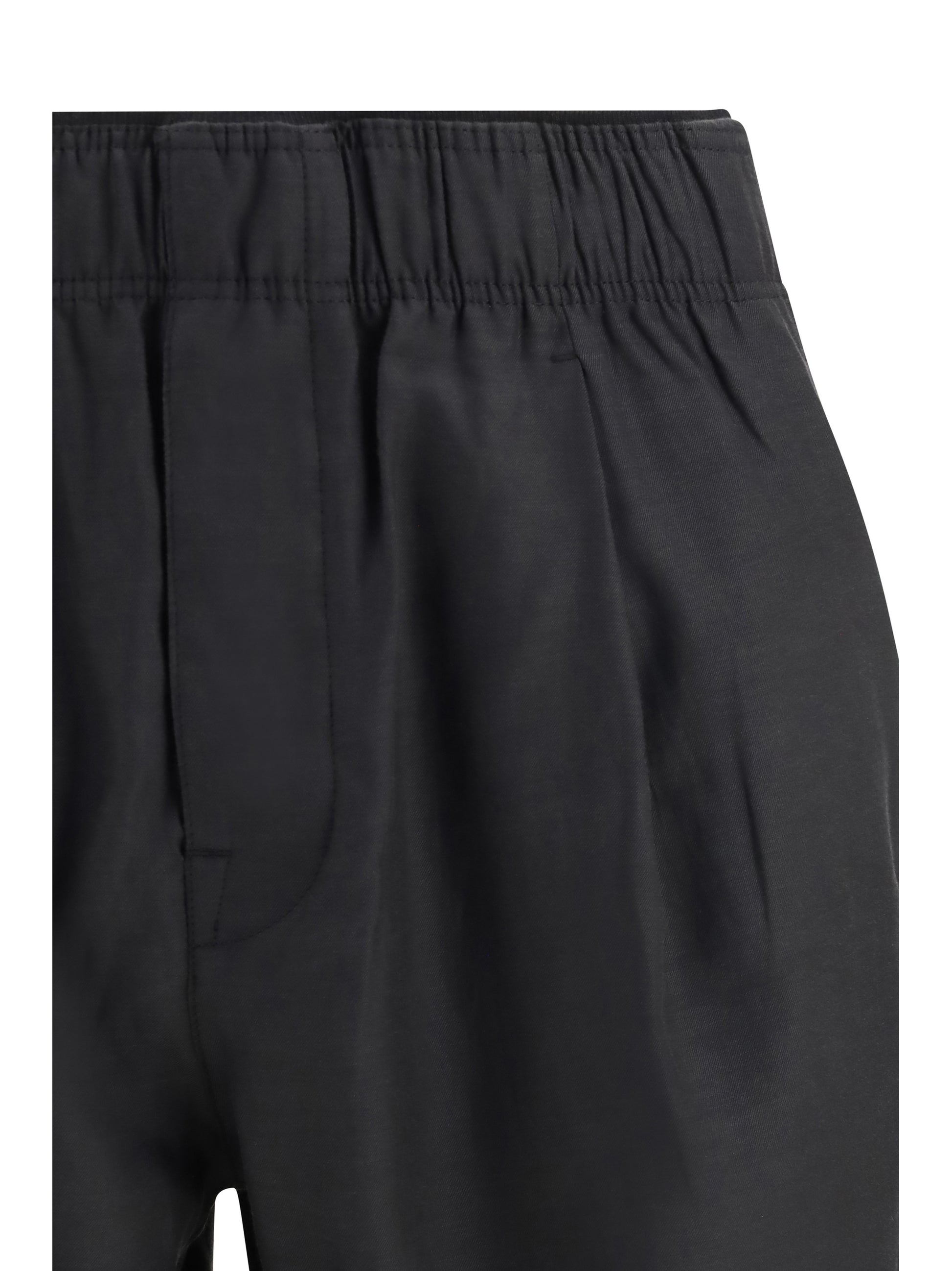 Our Legacy Men Leisure Shorts In Cupro And Cotton OUR LEGACY