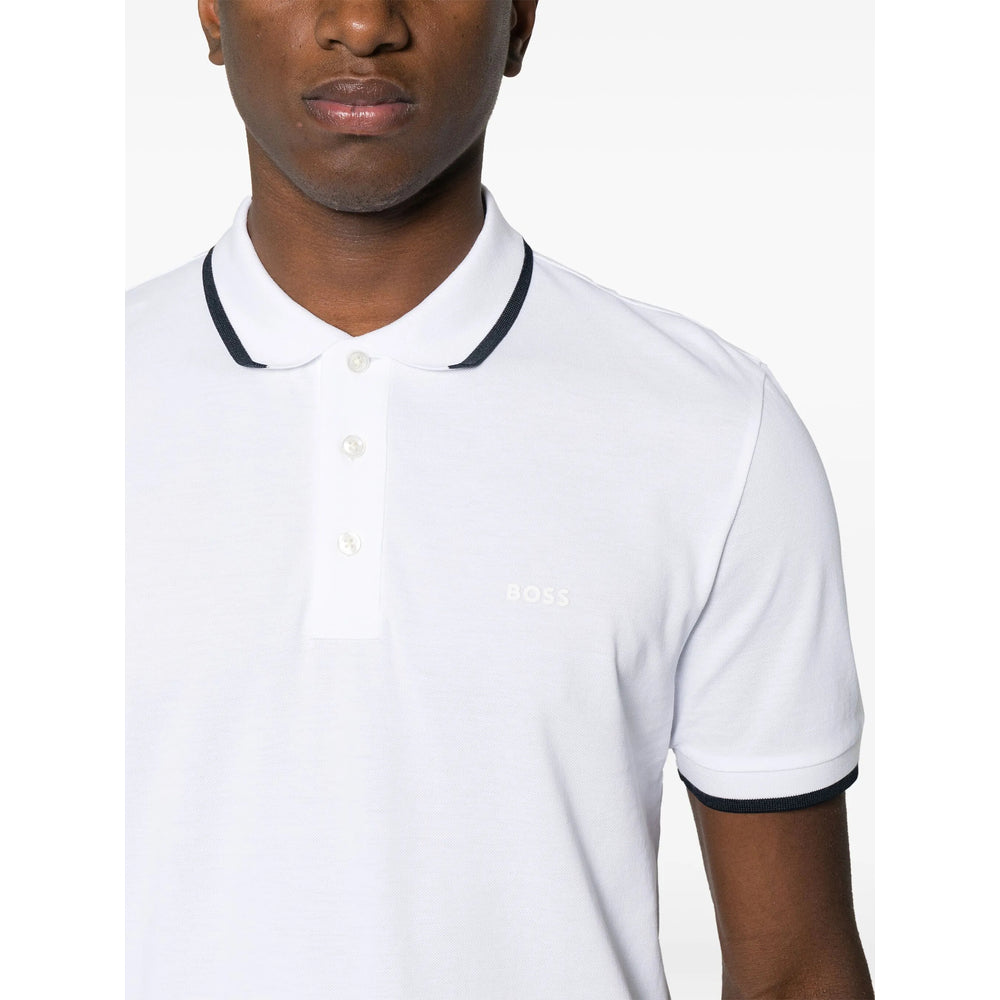 Boss White Polo Shirts Men BOSS