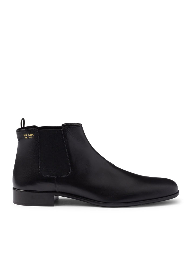 Prada Women Leather Ankle Boots PRADA