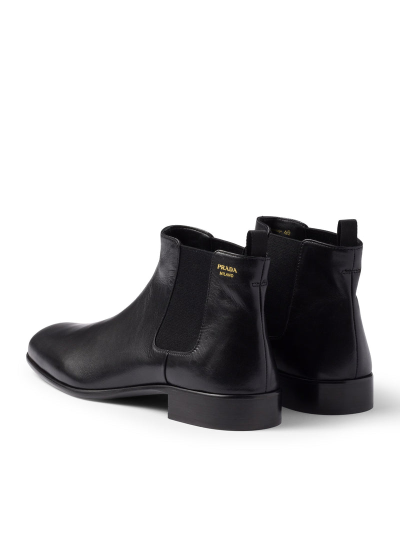 Prada Women Leather Ankle Boots PRADA