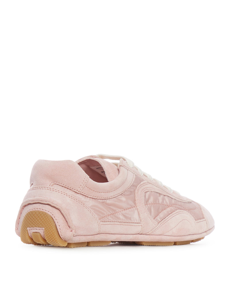 Prada Women Montecarlo Re-Edition 2005 Sneakers In Suede And Re-Nylon PRADA