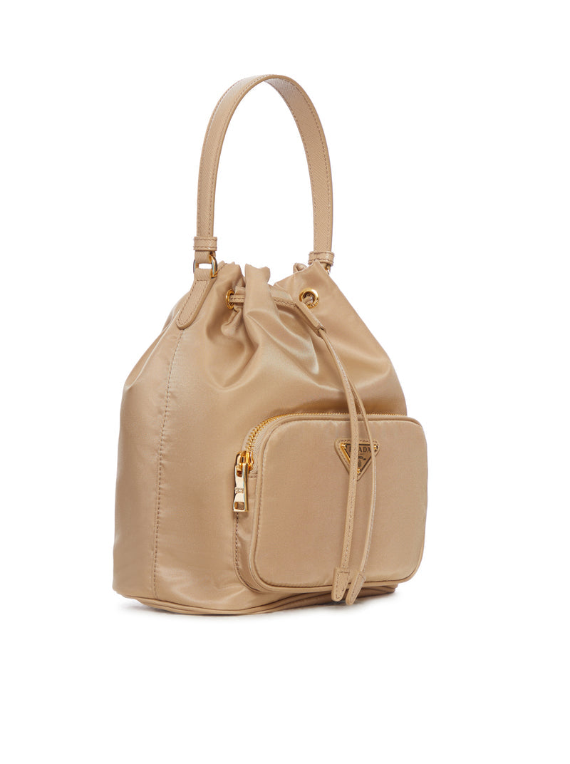 Prada Women Prada Duet Re-Nylon Bucket Bag PRADA