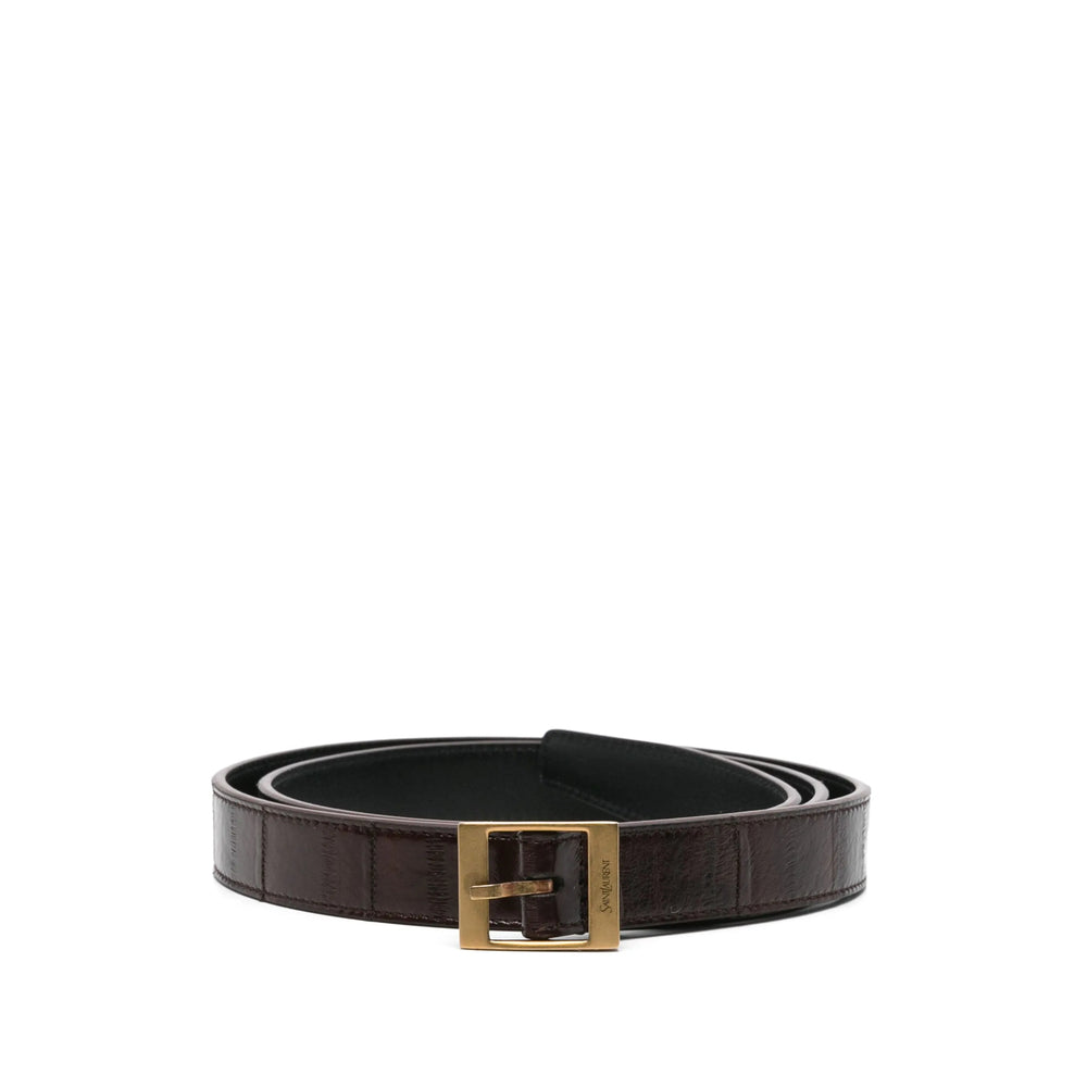 Saint Laurent Brown Belts Women SAINT LAURENT