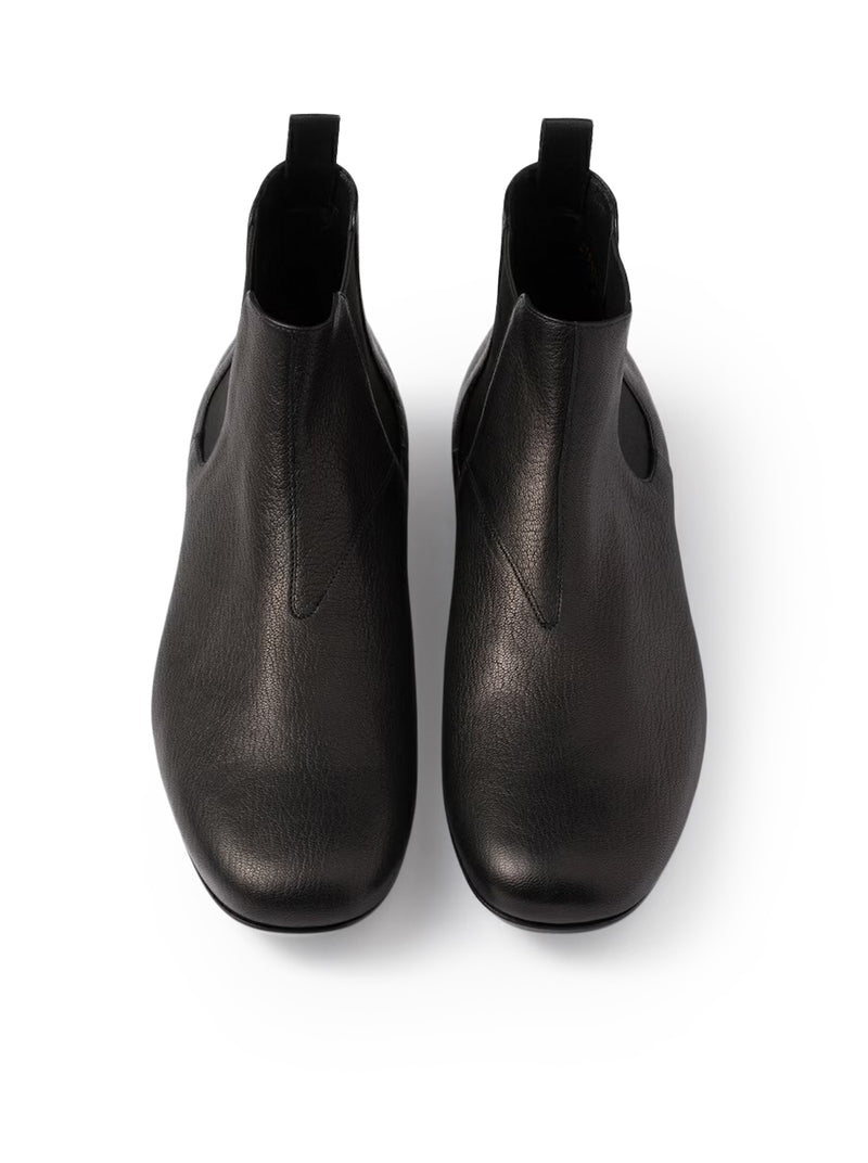 Prada Men Leather Chelsea Boots PRADA