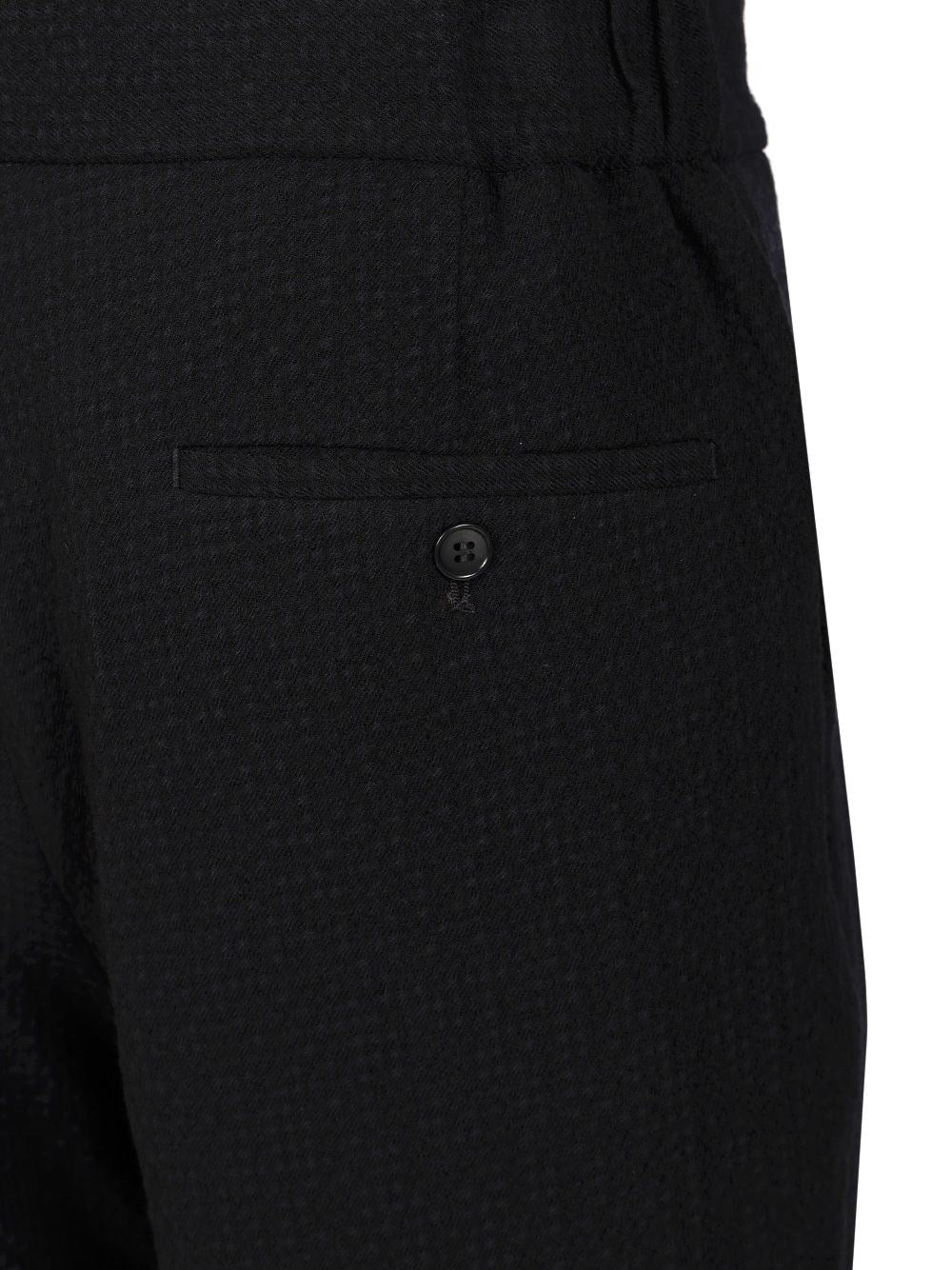 Giorgio Armani Men Stretch Wool Single Pleat Trousers GIORGIO ARMANI