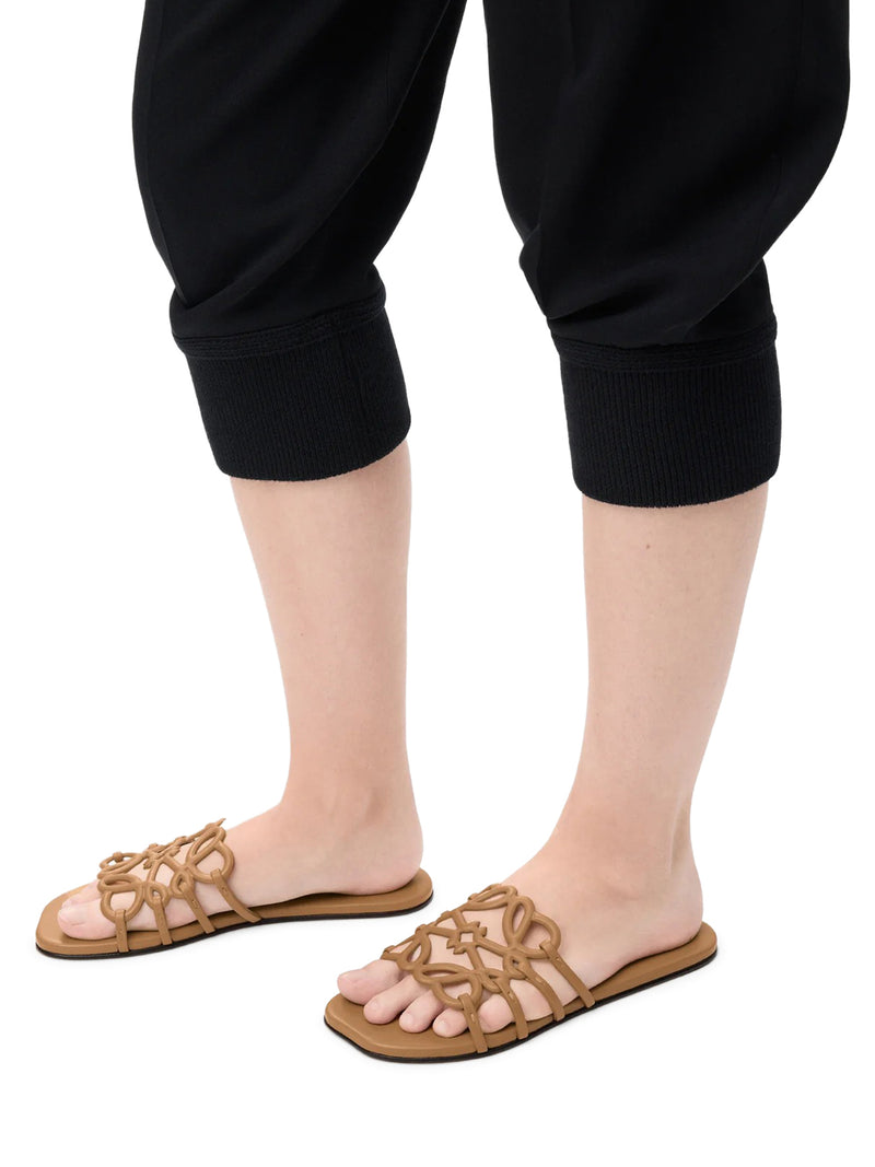 Loewe Women Anagram Petal Slide In Calfskin LOEWE