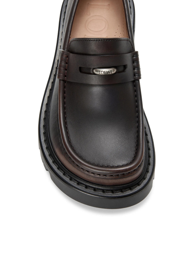 Loewe Women Sierra Brushed Calfskin Loafers LOEWE