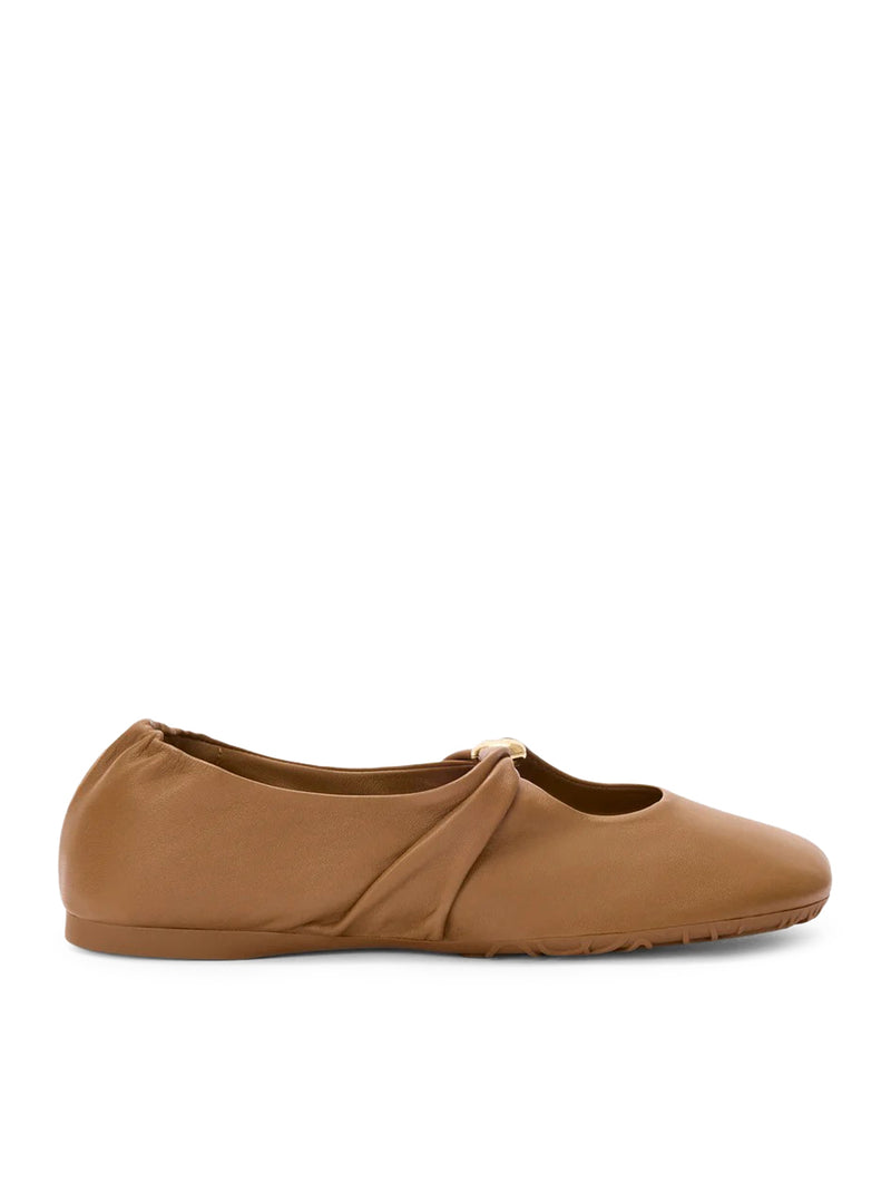 Loewe Women Pebble Ballerinas In Lambskin Nappa LOEWE