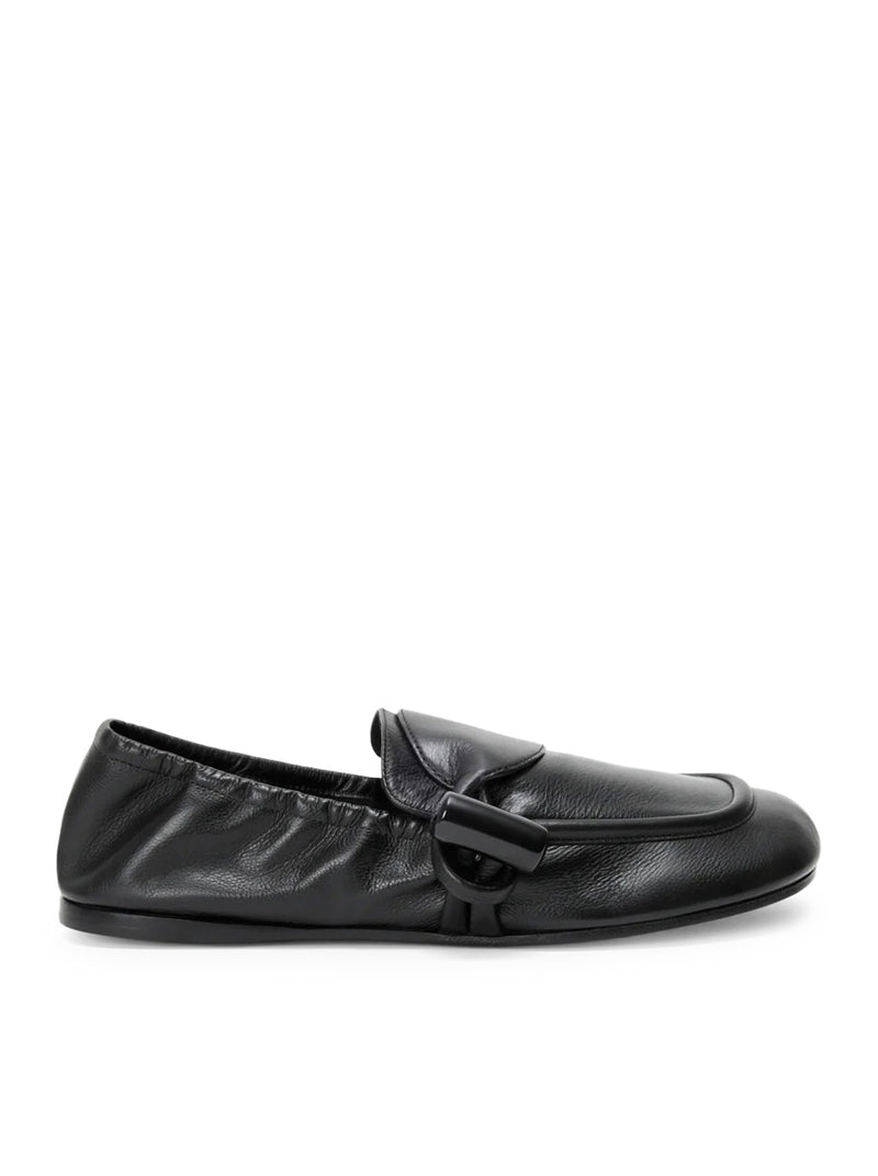Loewe Women Toggle Moccasin In Smooth And Polished Calfskin LOEWE