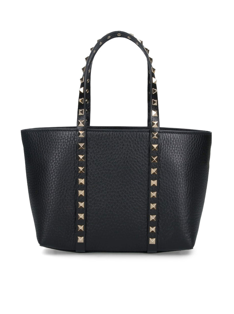 Valentino Garavani Women Rockstud Mini Tote In Hammered Leather VALENTINO GARAVANI