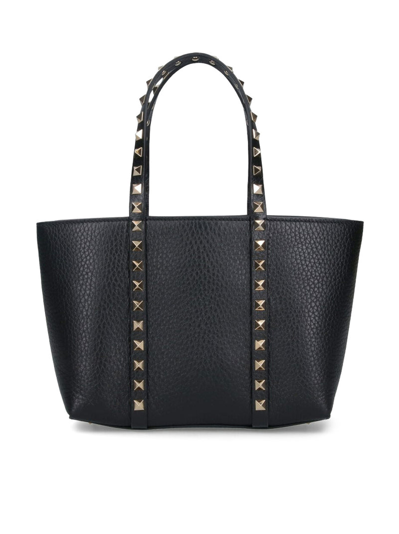 Valentino Garavani Women Rockstud Mini Tote In Hammered Leather VALENTINO GARAVANI