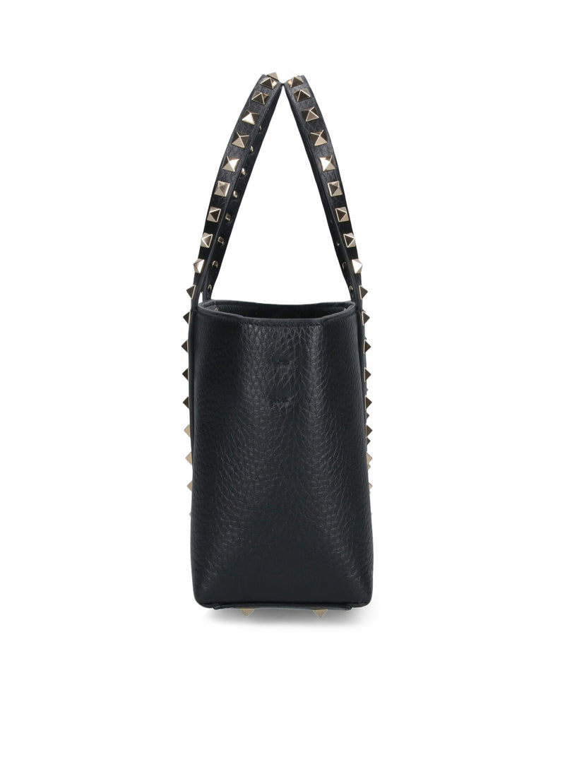 Valentino Garavani Women Rockstud Mini Tote In Hammered Leather VALENTINO GARAVANI