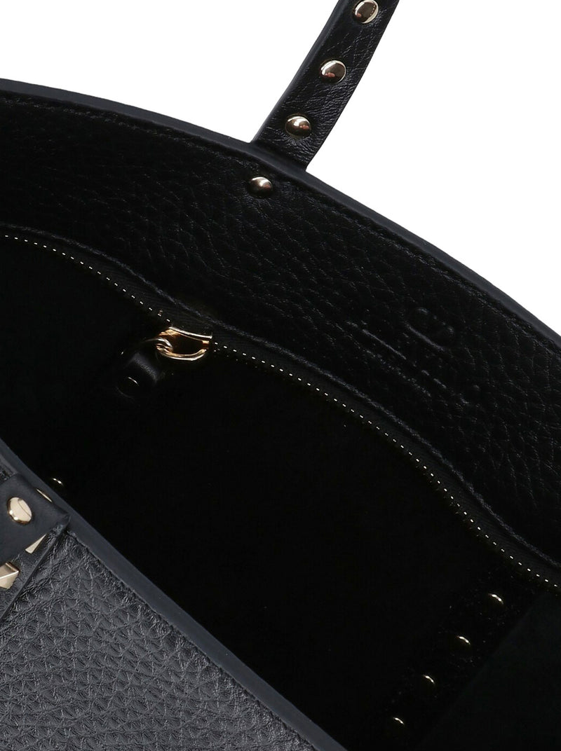 Valentino Garavani Women Rockstud Mini Tote In Hammered Leather VALENTINO GARAVANI