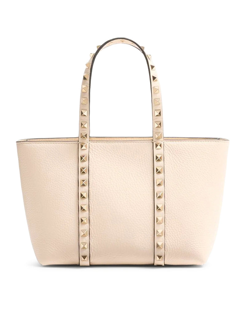 Valentino Garavani Women Rockstud Mini Tote In Hammered Leather VALENTINO GARAVANI