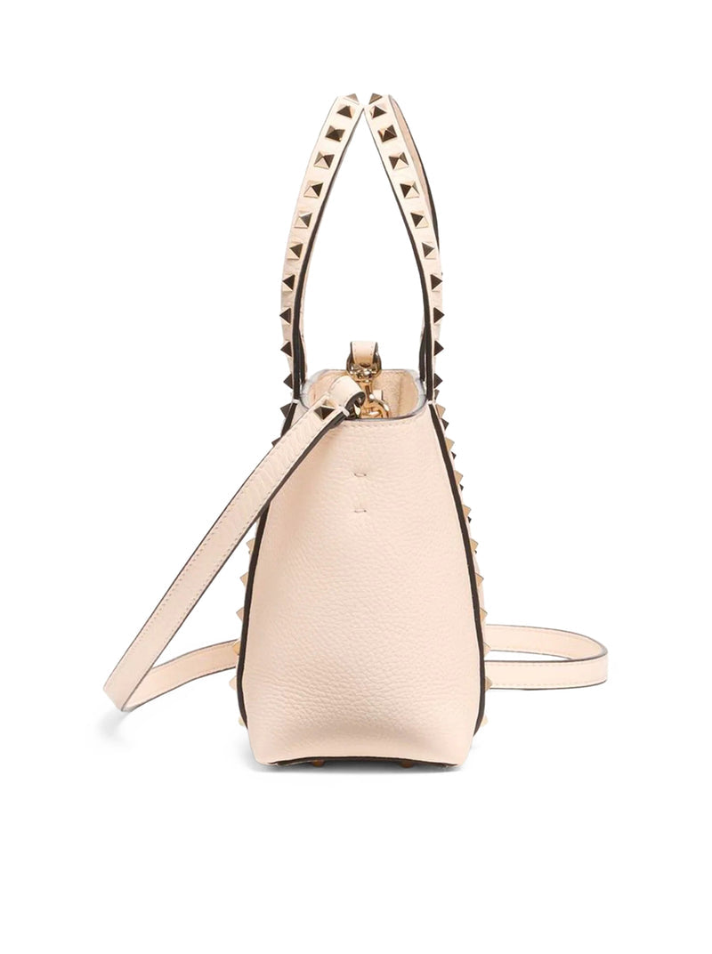 Valentino Garavani Women Rockstud Mini Tote In Hammered Leather VALENTINO GARAVANI