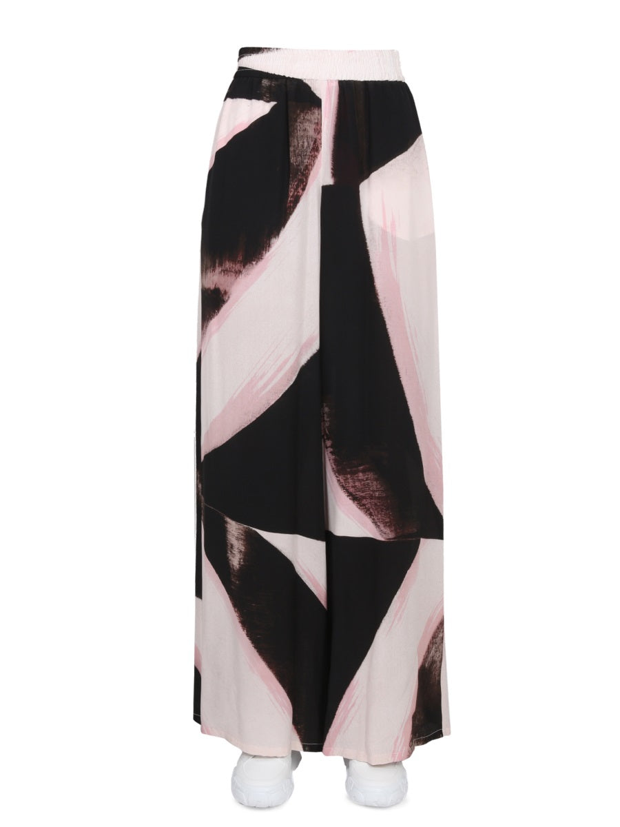 Alexander Mcqueen Women Brushstroke Graphic Pants ALEXANDER MCQUEEN