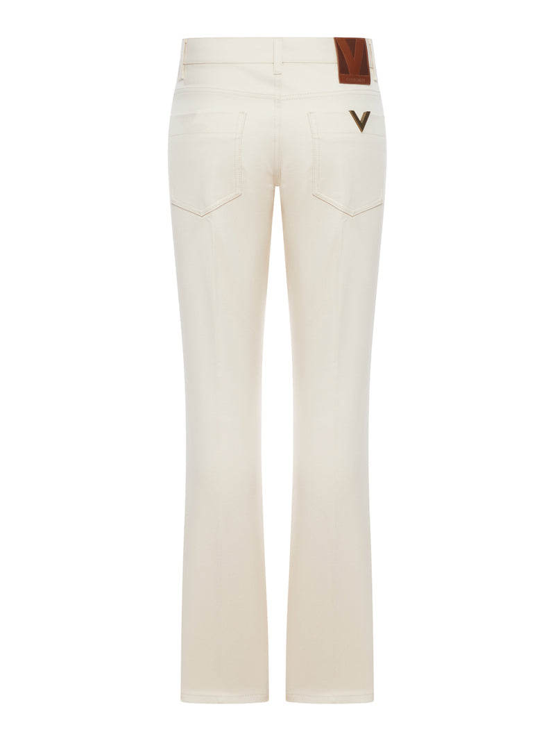 Valentino Garavani Women Five-Pocket Flare Trousers VALENTINO GARAVANI