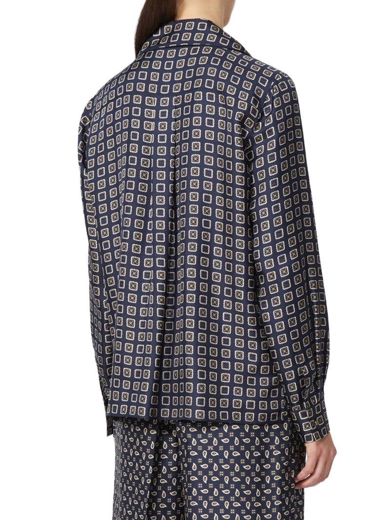 Max Mara Women Semi-Fitted Printed Silk Shirt MAX MARA