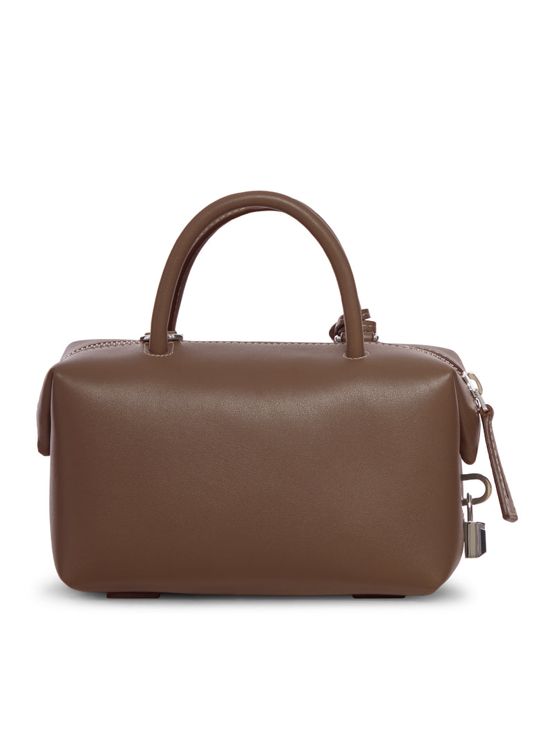 Max Mara Women Small Natural Leather Top Handle