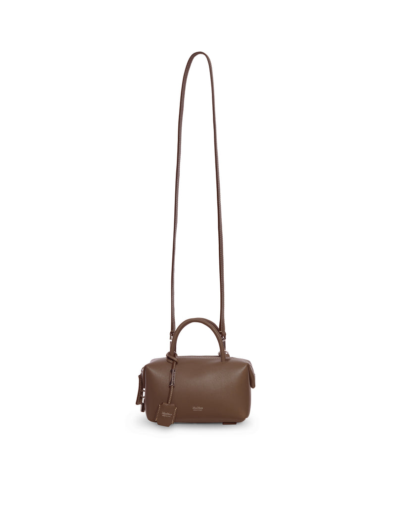 Max Mara Women Small Natural Leather Top Handle