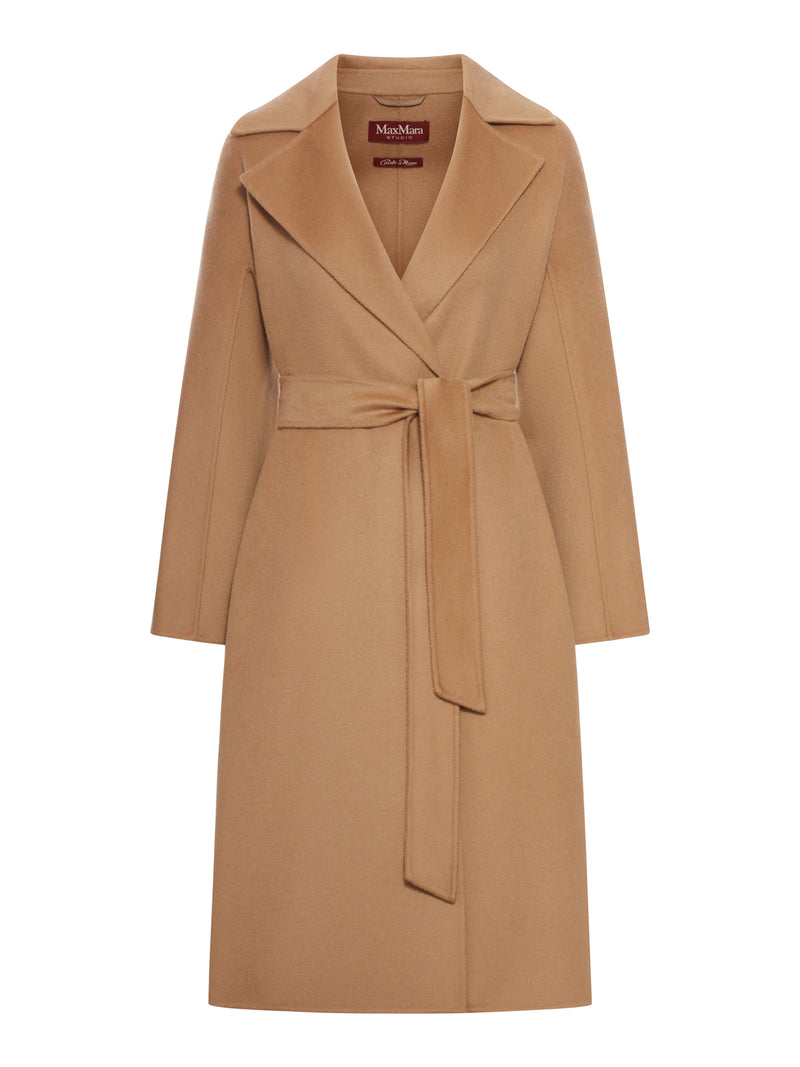 Max Mara Studio Women Cashmere Coat With Belt MAX MARA STUDIO