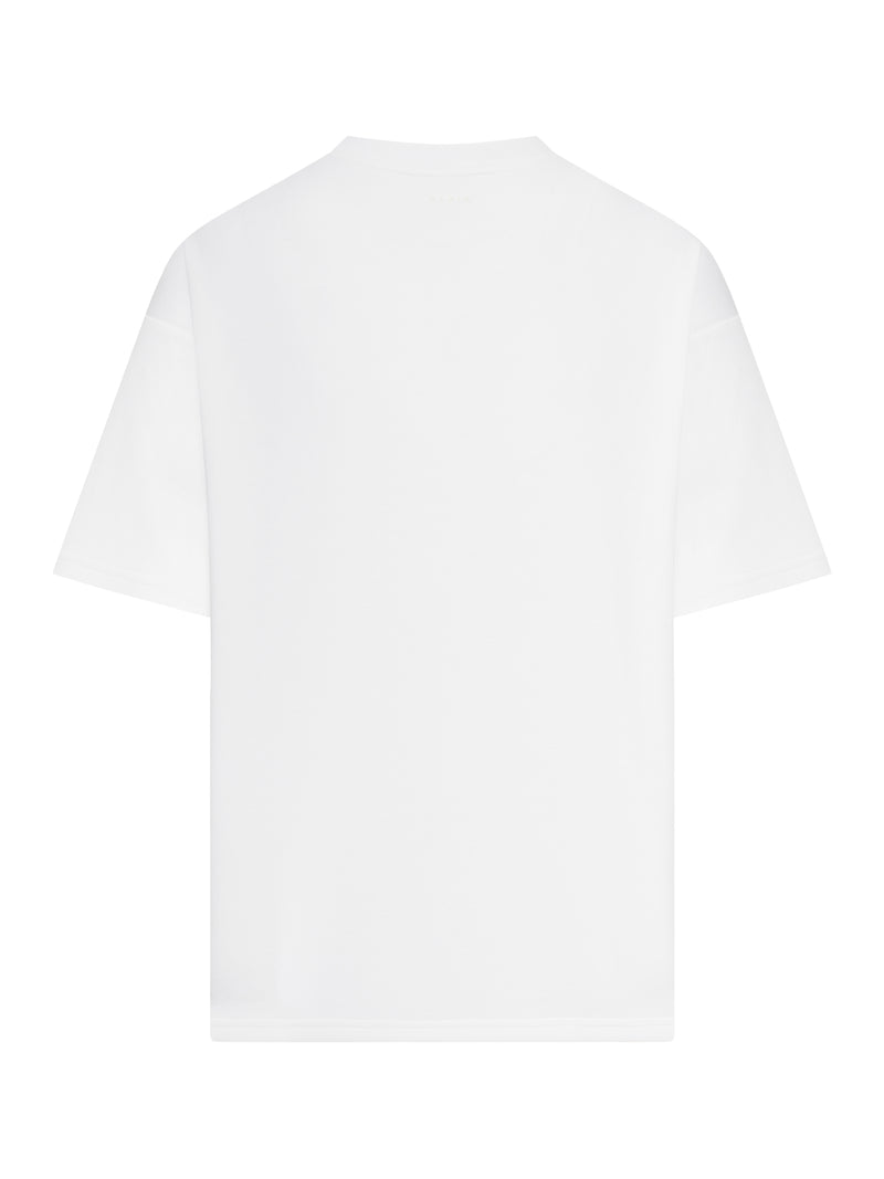 Alaia Women Crew Neck Cotton Boxy T-Shirt ALAIA