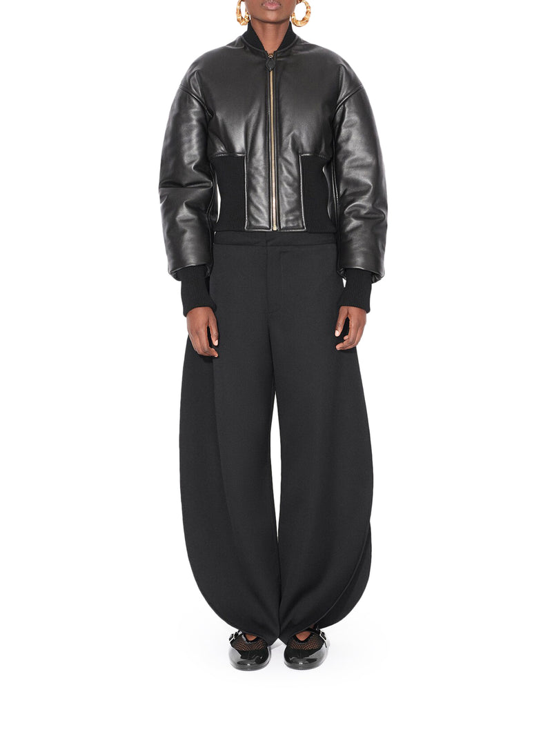 Alaia Women Petal Wool Trousers ALAIA