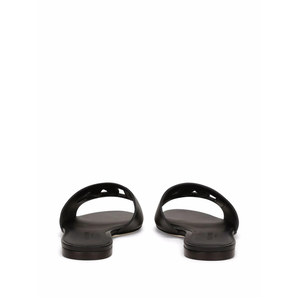 Dolce & Gabbana Black Flip-Flops & Slides Women DOLCE & GABBANA