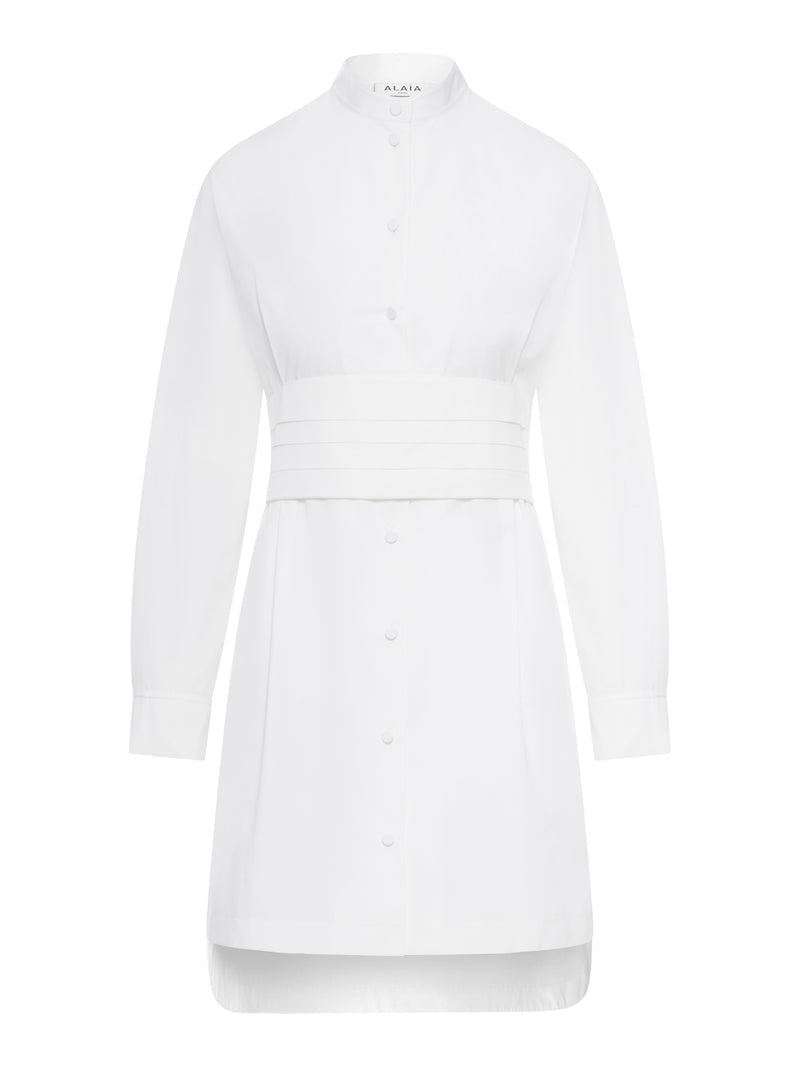 Alaia Women Cotton Poplin Wallet Dress ALAIA