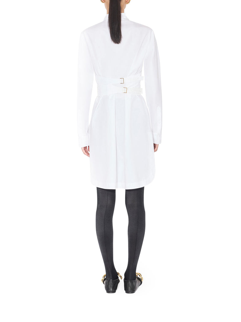 Alaia Women Cotton Poplin Wallet Dress ALAIA
