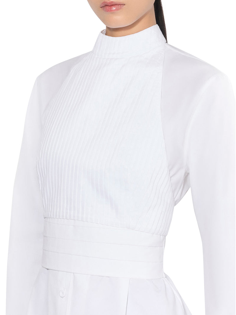 Alaia Women Cotton Poplin Wallet Dress ALAIA