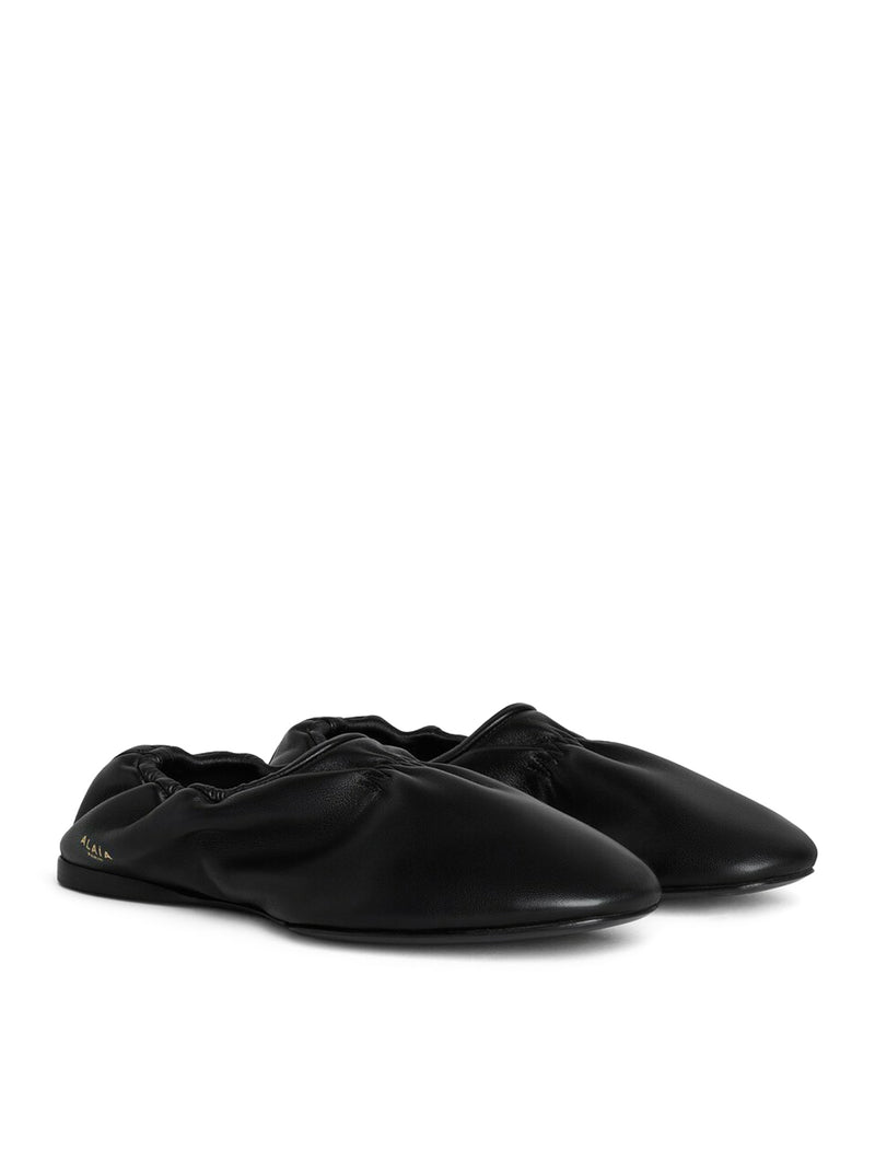 Alaia Women Soft Leather Slippers ALAIA