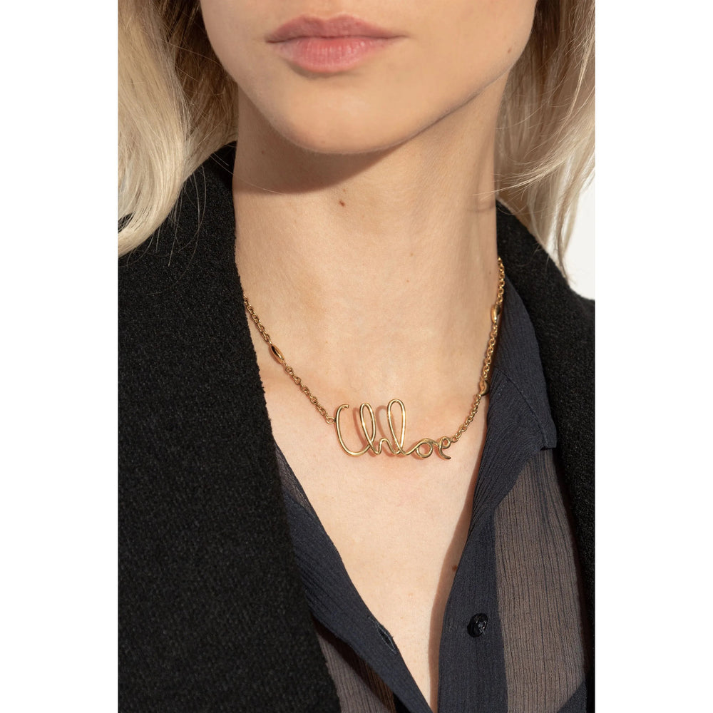 Chloé Gold Necklaces Women CHLOE