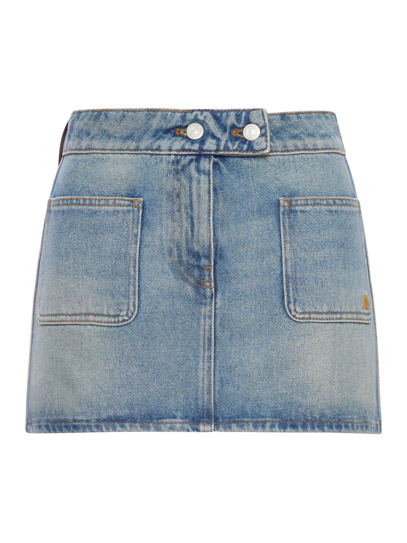 Courreges Women Mini-Jupe En Jean Signature COURREGES
