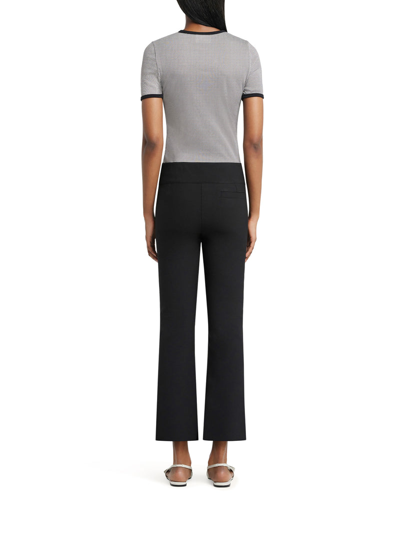 Courreges Women Houndstooth Contrast T-Shirt COURREGES