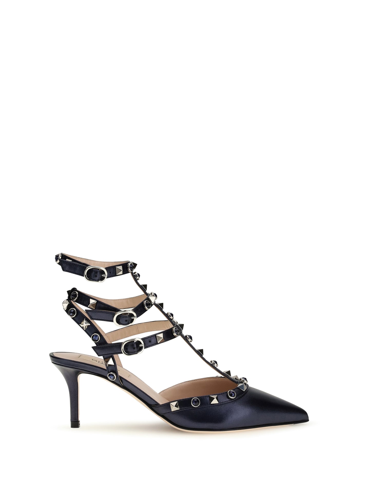 Valentino Garavani Women Rockstud Pumps In Laminated Leather VALENTINO GARAVANI