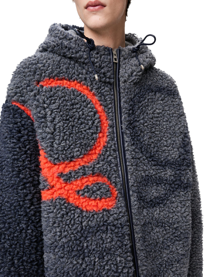 Loewe Men Anagram Jacquard Fleece Jacket LOEWE