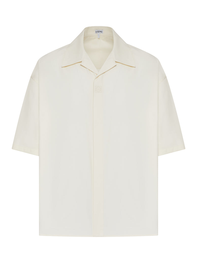 Loewe Men Short-Sleeved Cotton Shirt LOEWE