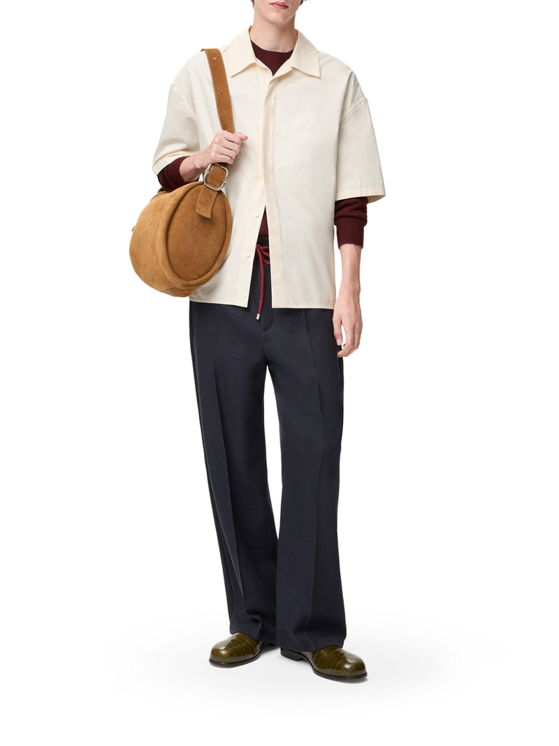 Loewe Men Short-Sleeved Cotton Shirt LOEWE