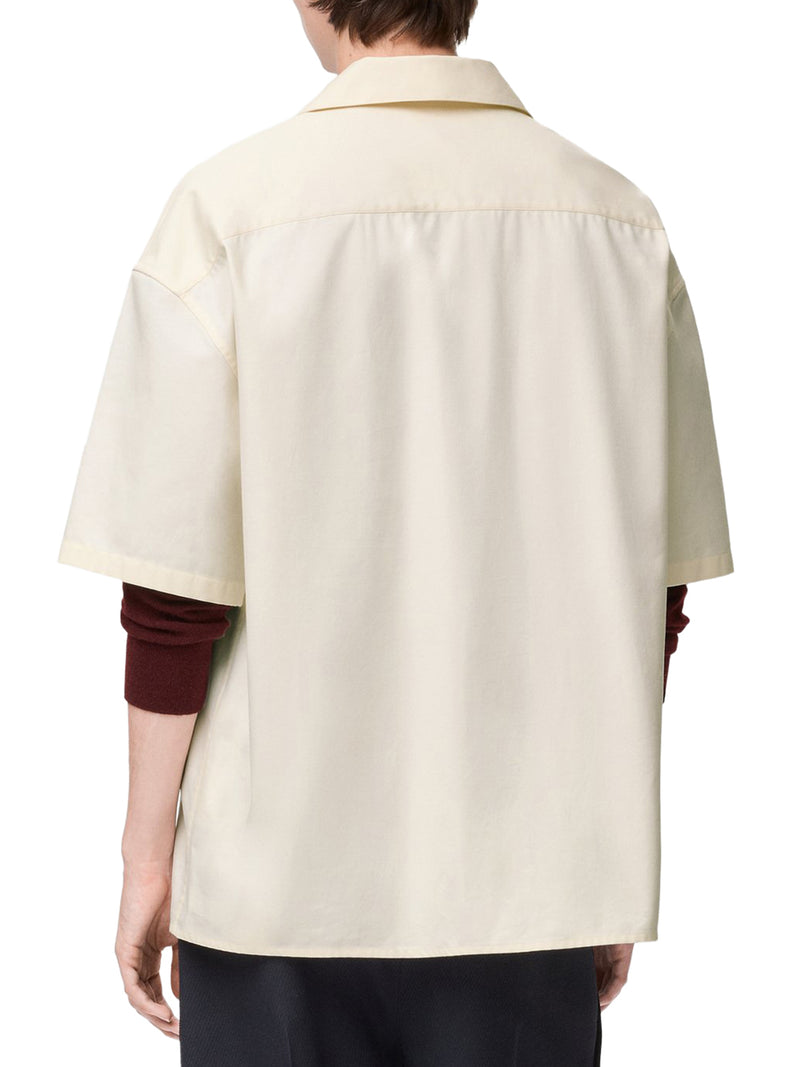 Loewe Men Short-Sleeved Cotton Shirt LOEWE