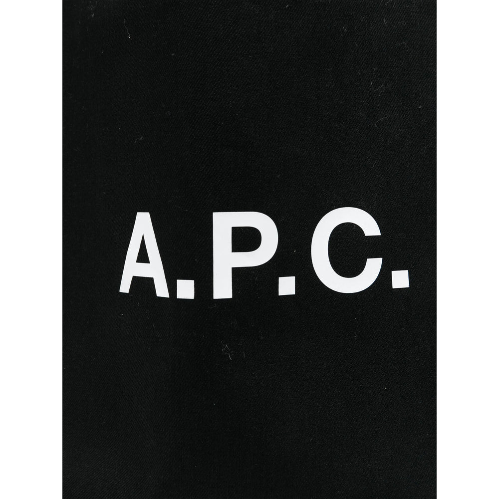 A.P.C. Black Tote Bags Men A.p.c.