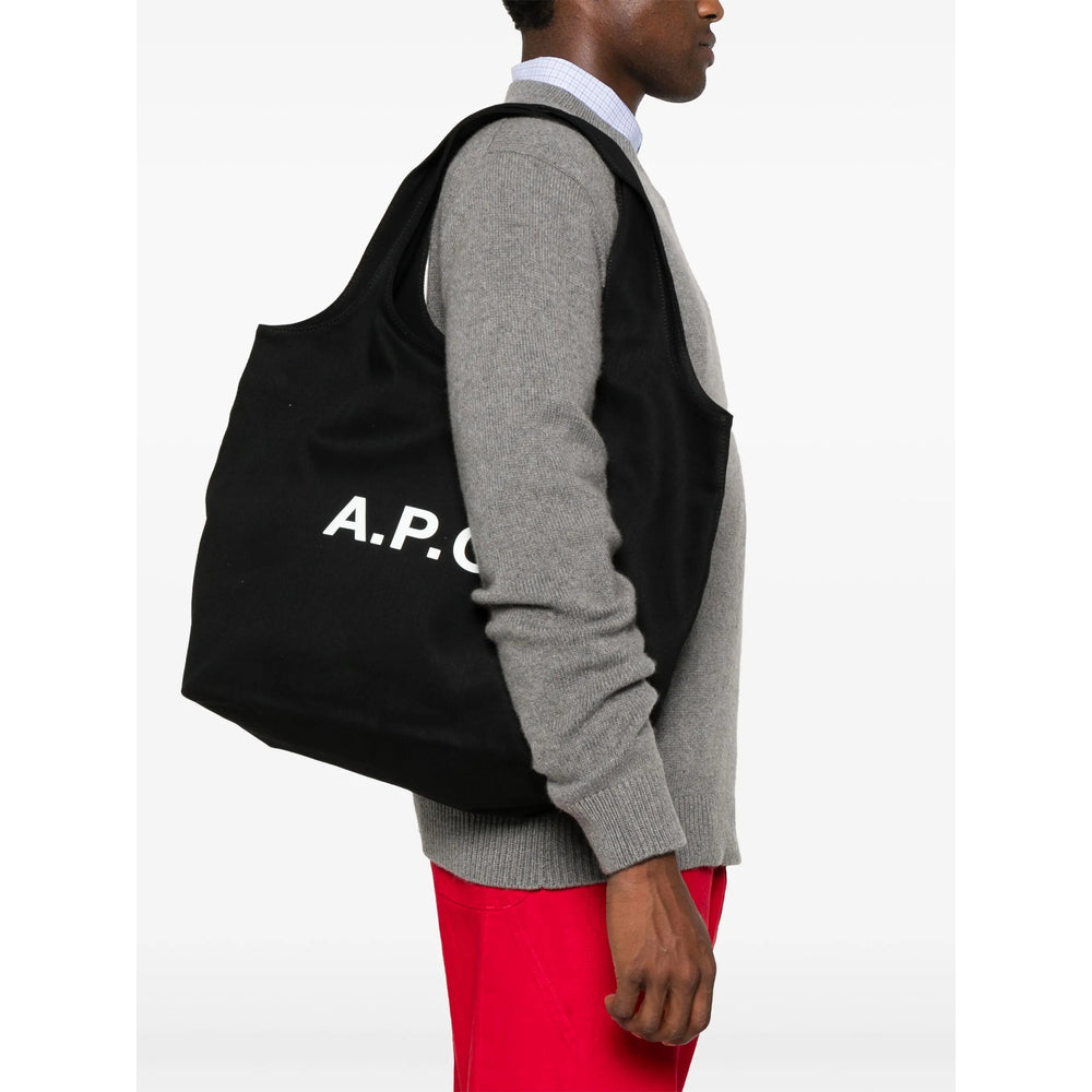 A.P.C. Black Tote Bags Men A.p.c.
