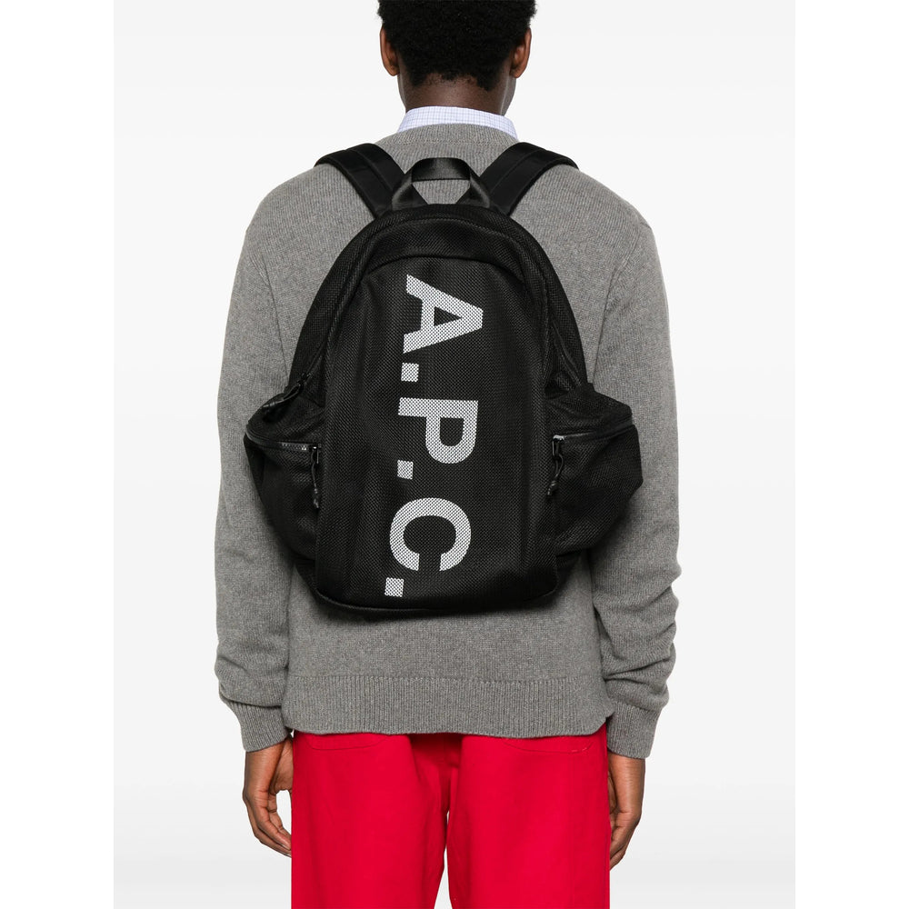 A.P.C. Black Backpacks Men A.P.C.