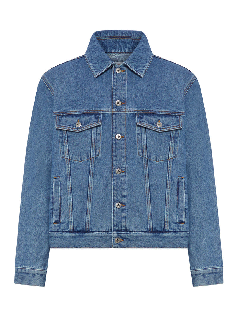 Loewe Men Denim Jacket With Anagram LOEWE