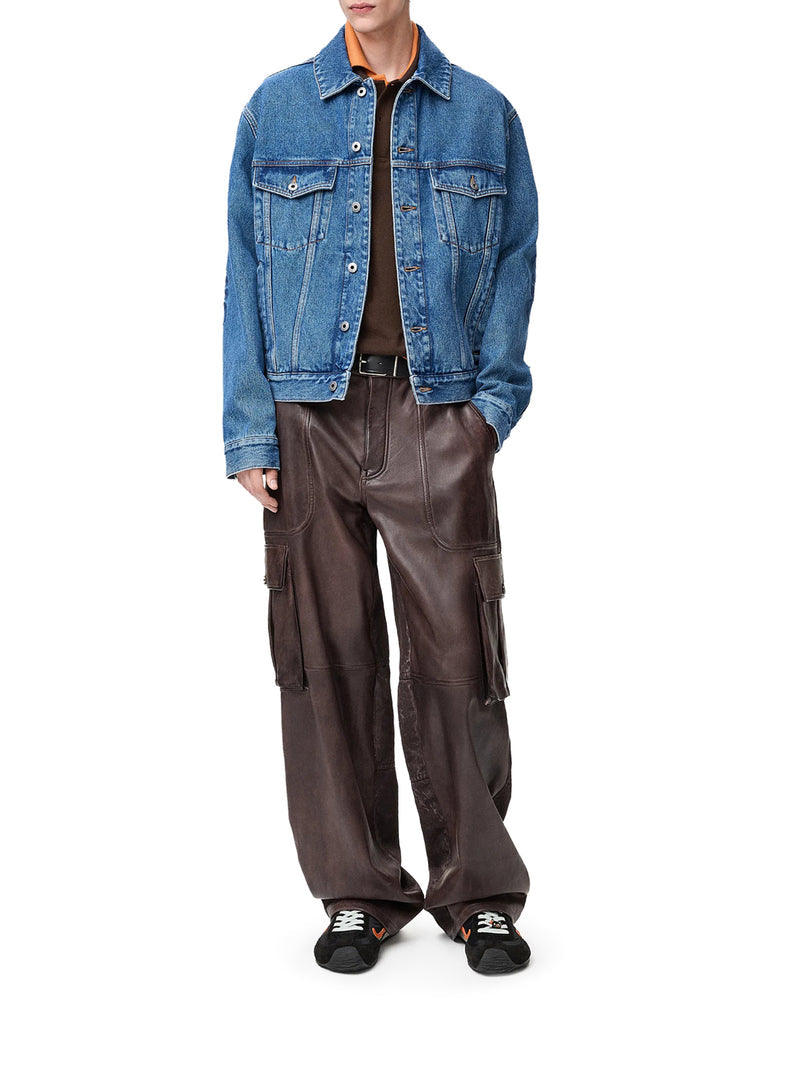 Loewe Men Denim Jacket With Anagram LOEWE