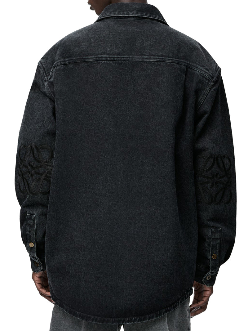 Loewe Men Denim Anagram Overshirt LOEWE