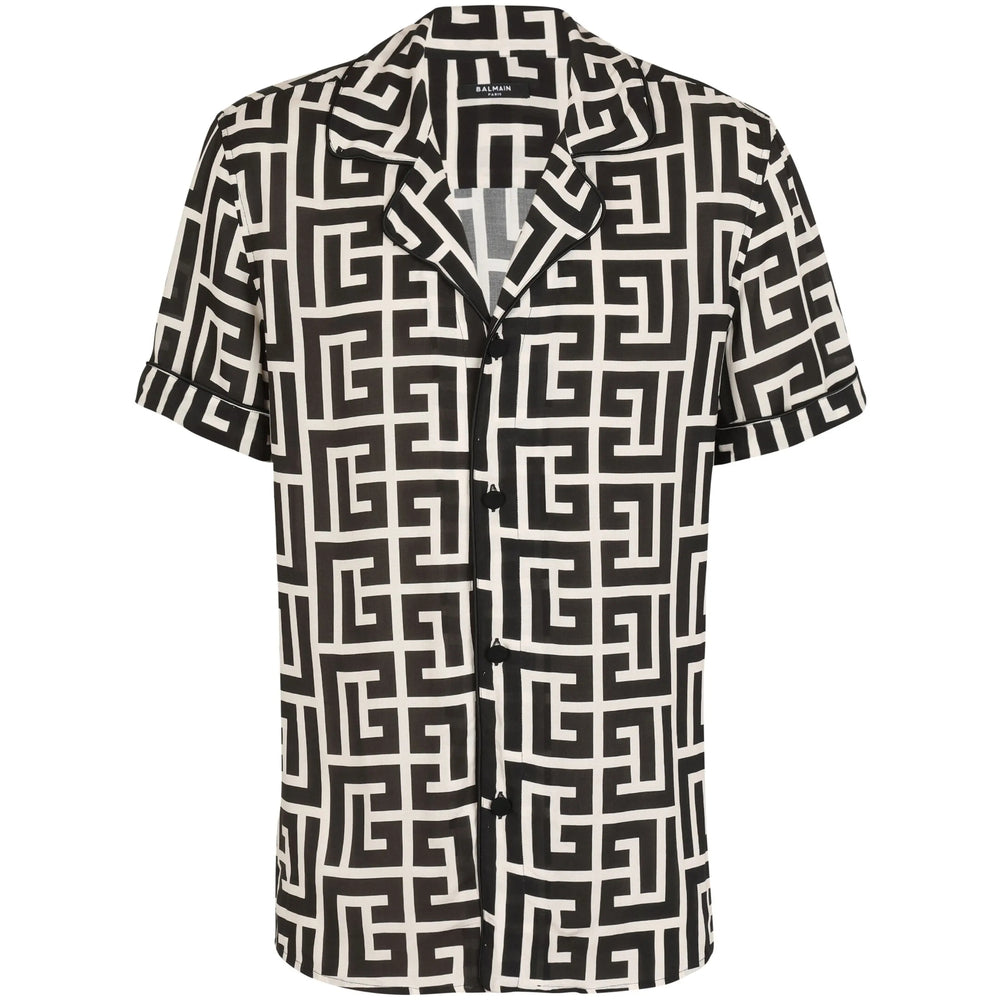Balmain Black Shirts Men BALMAIN