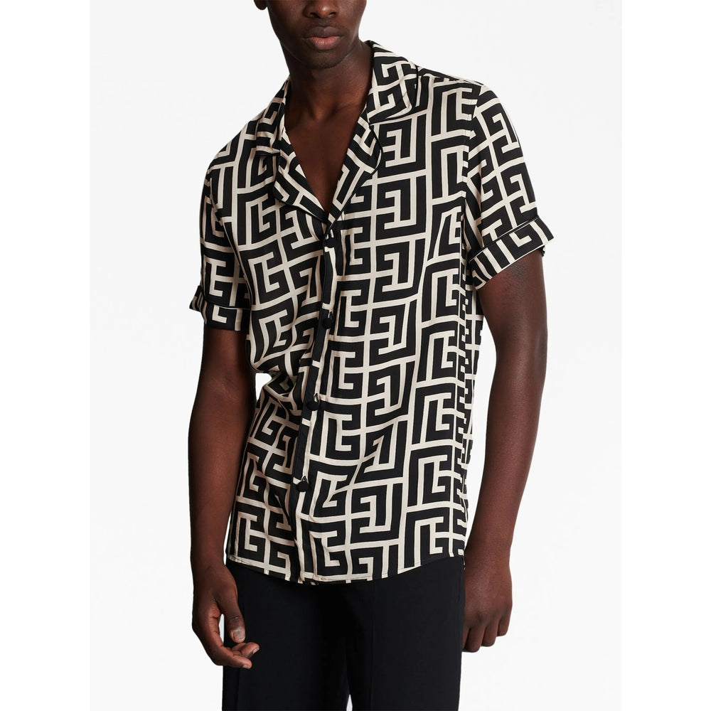 Balmain Black Shirts Men BALMAIN