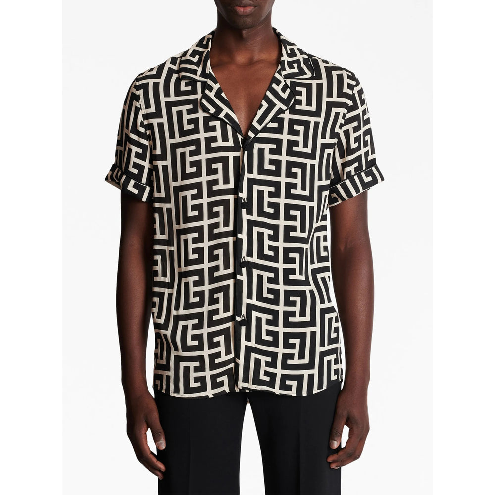 Balmain Black Shirts Men BALMAIN
